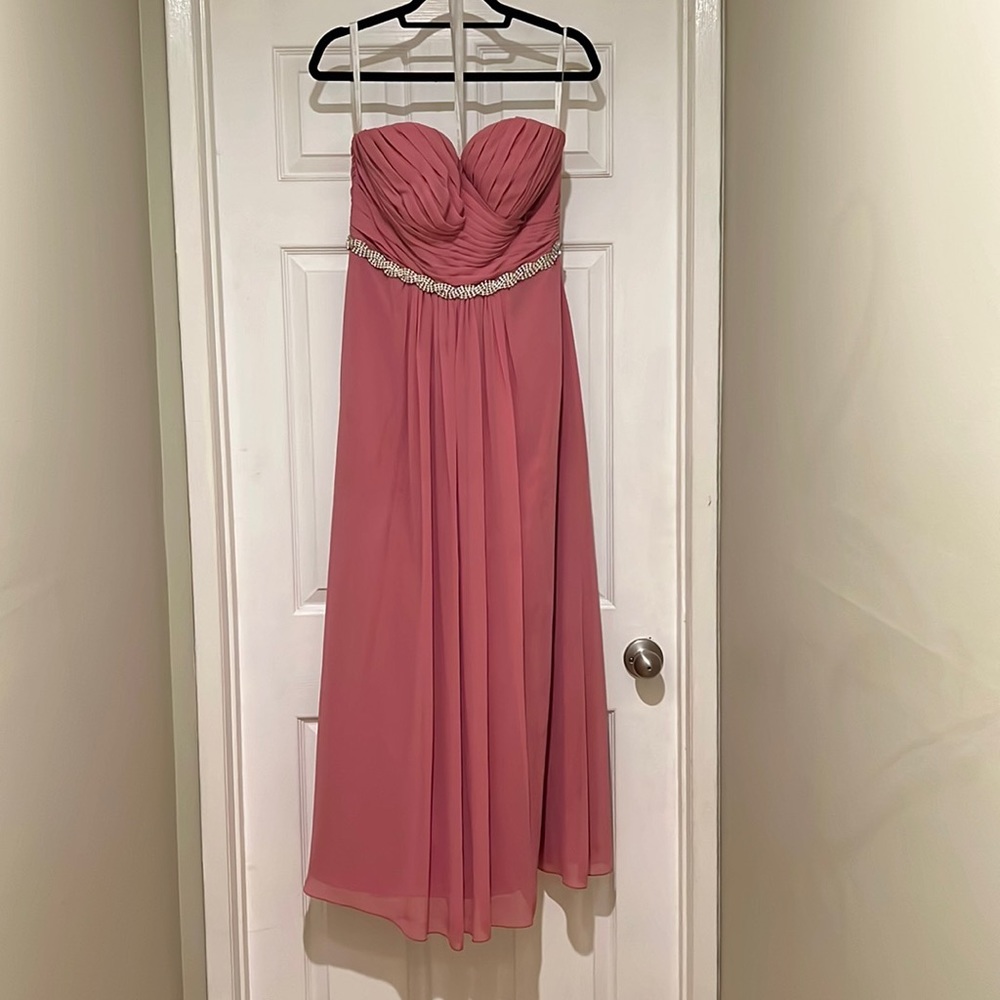 Bridesmaid formal strapless Dress